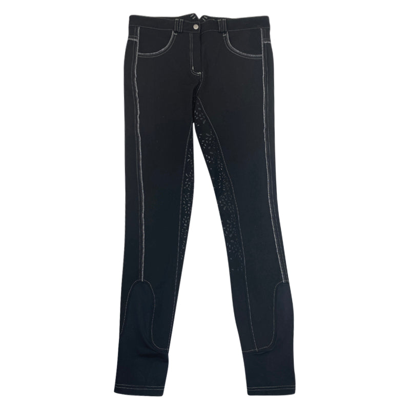 Mink Horse Full Seat Breeches in Black