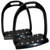 American Equus 'Fillis' Stirrups in Black - 4.95"