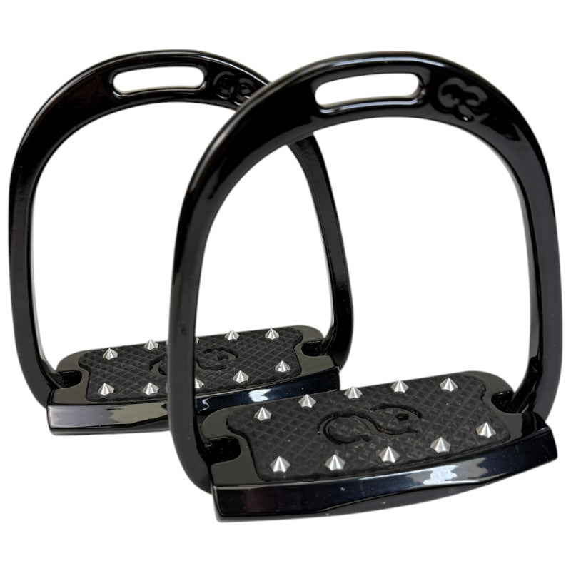American Equus 'Fillis XD' Stirrups in Black - 4 1/2"