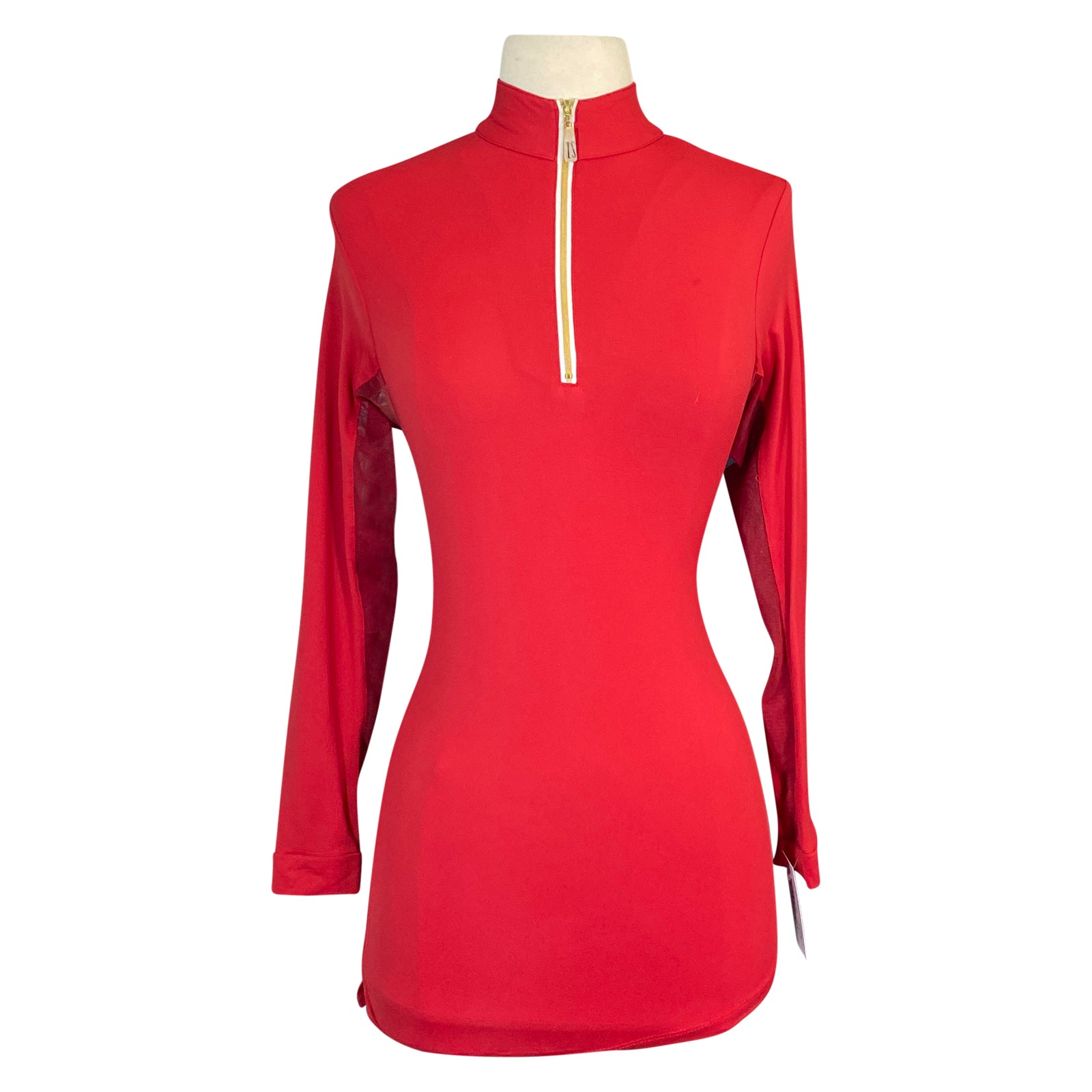 Tailored Sportsman 'Ice Fil' Shirt in Red - Women's Small