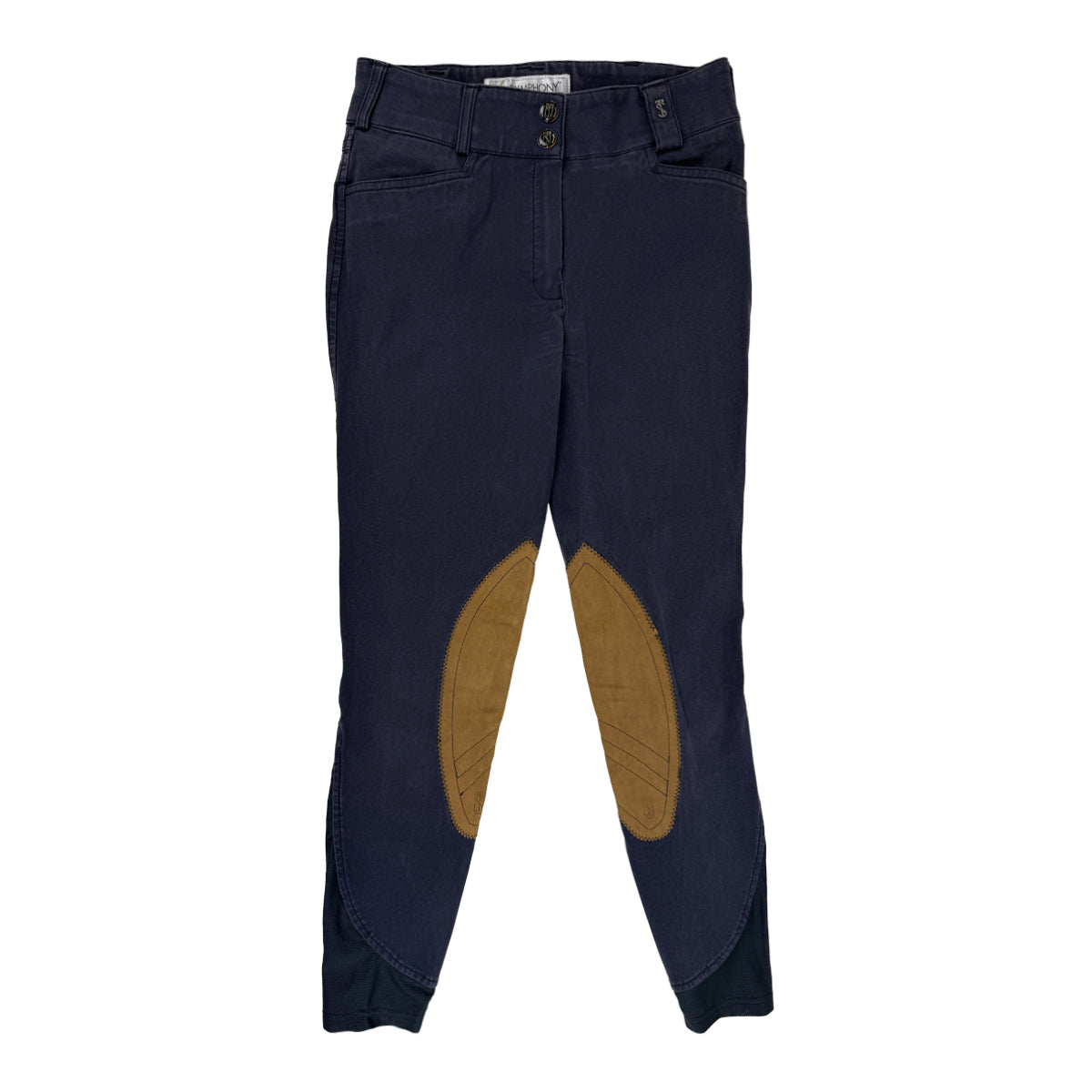 Tredstep 'Symphony' Knee Patch Breeches in Denim Blue