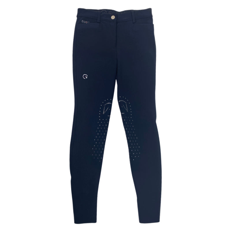 Front of EGO7 'Jumping EJ' Breeches in Navy - Women's IT 38 (US 24)
