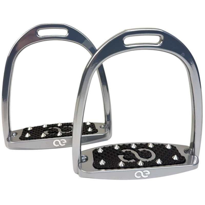 American Equus 'Fillis Slim' Stirrups in Chrome - 4.95"