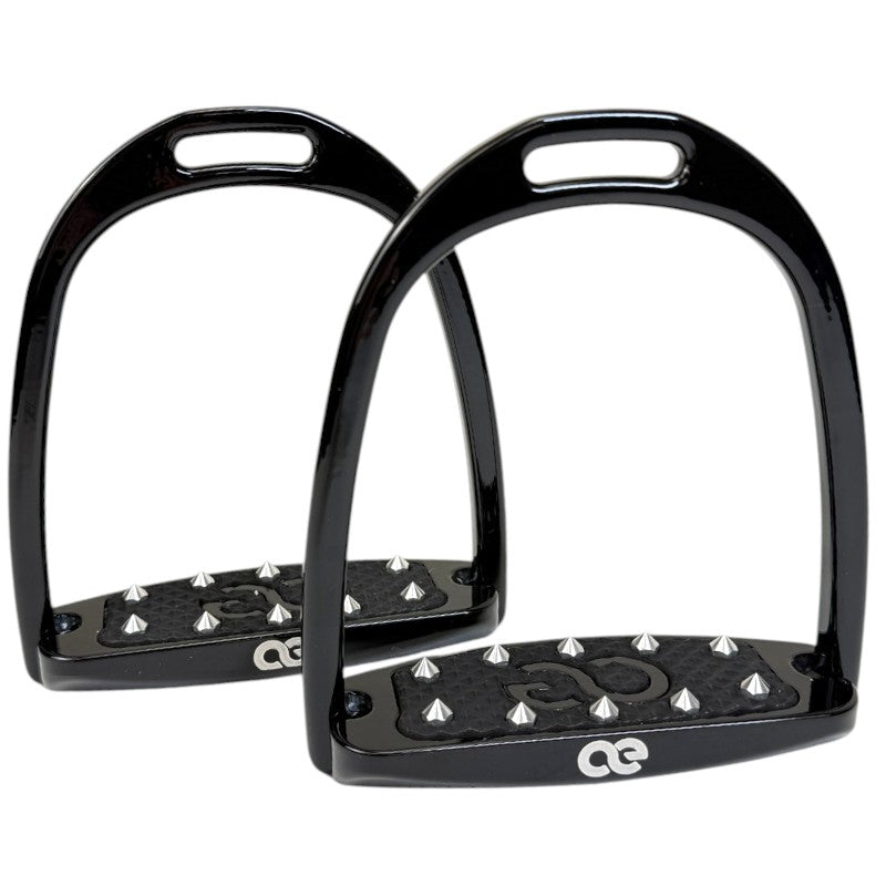 American Equus 'Fillis Slim XD' Stirrups in Black - 4.95"