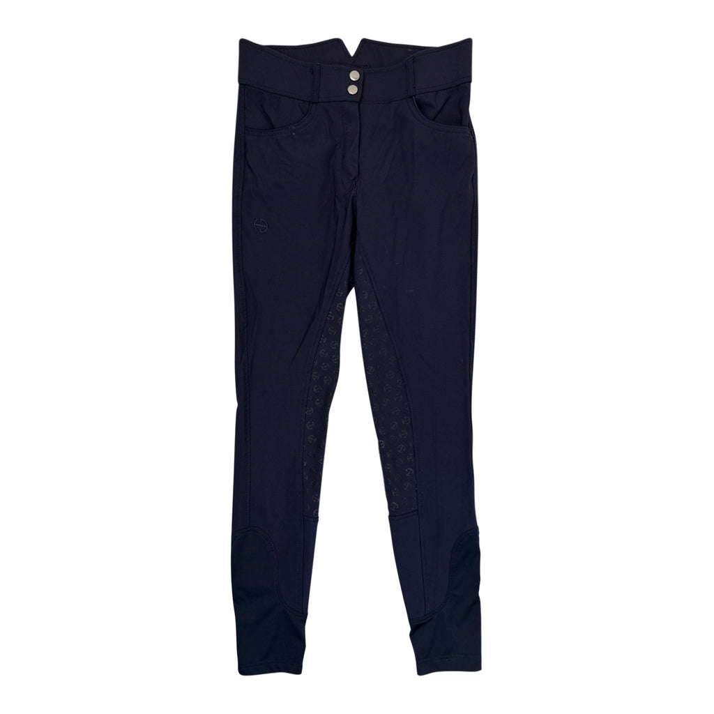 Halter Ego 'Evolution' Full Seat Breeches in Navy