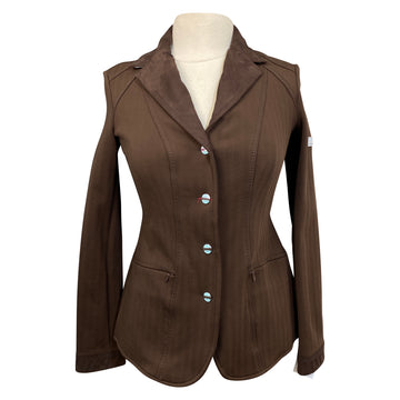 Animo Competition Jacket in Brown Herringbone