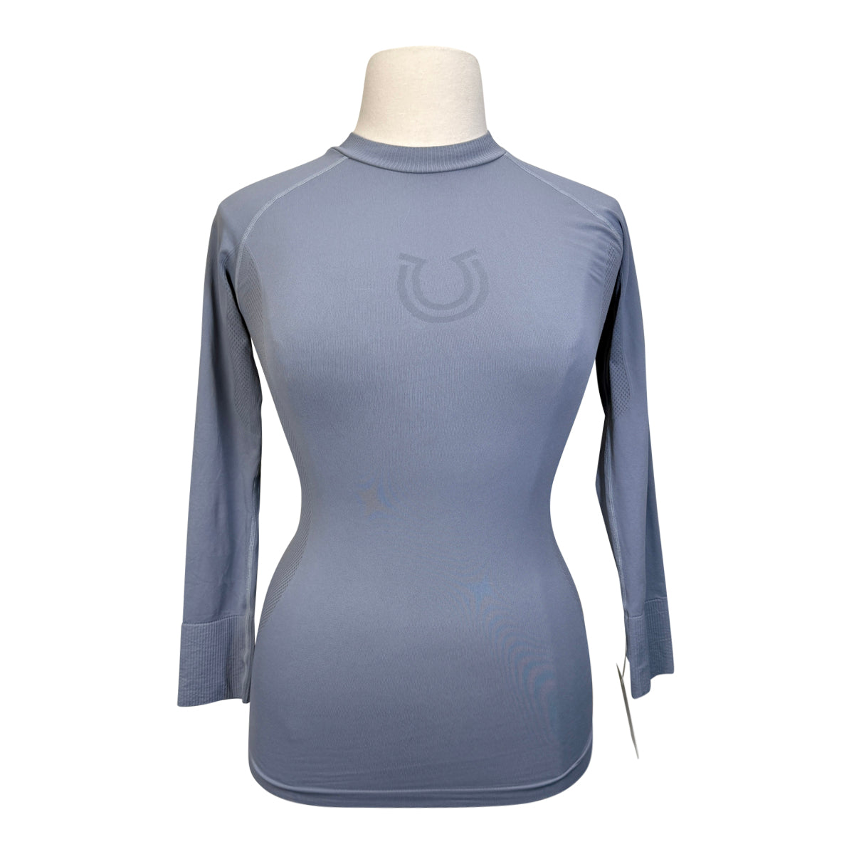 FitEq Long Sleeve Seamless Schooling Top in Slate Blue