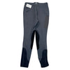 Back of Noble Equestrian 'Balance' Tights in Slate