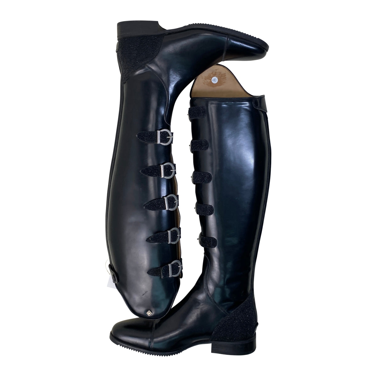 DeNiro 'Manara' Buckle Dress Boots in Black 