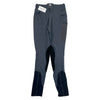 Back of Noble Equestrian 'Balance' Tights in Slate