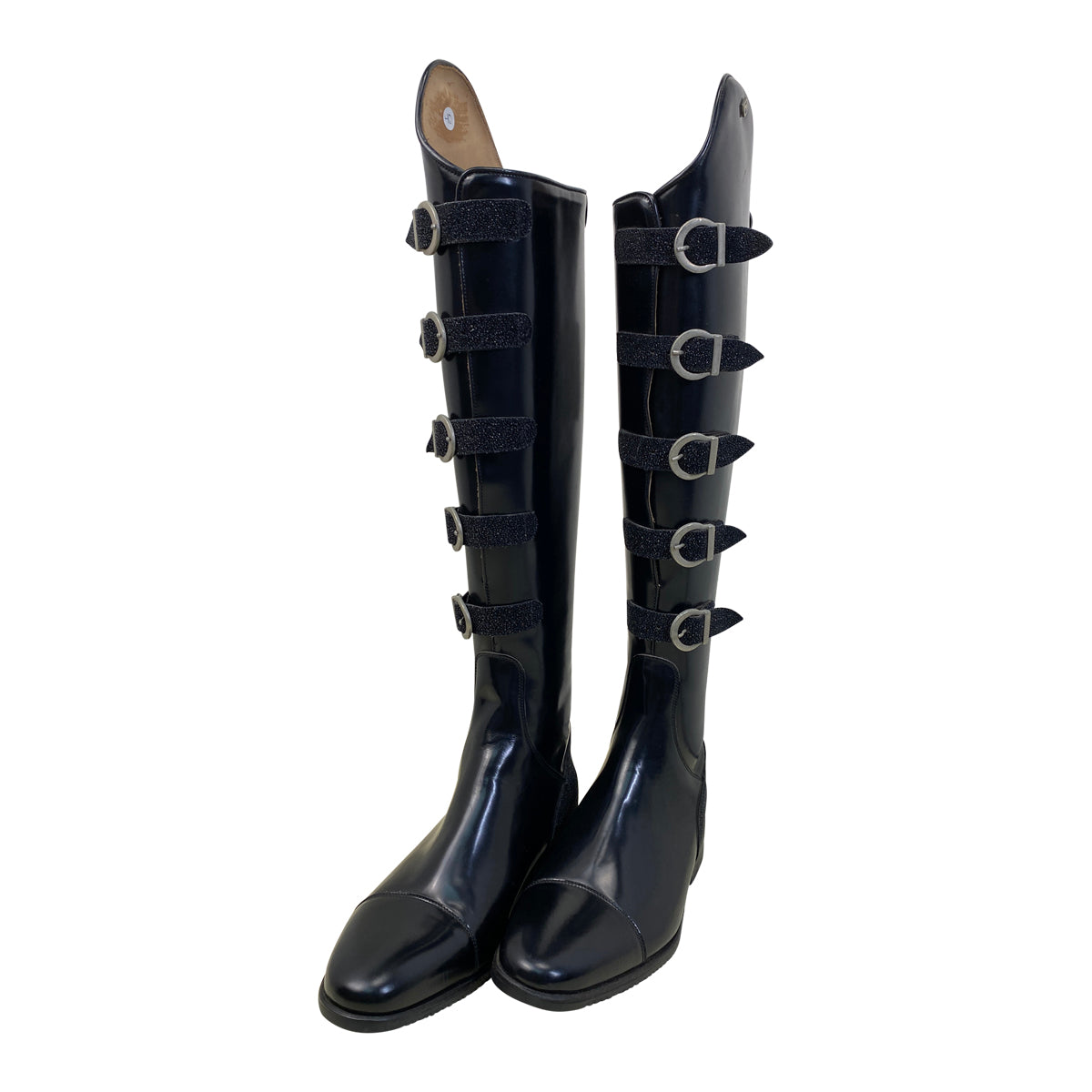 DeNiro 'Manara' Buckle Dress Boots in Black 