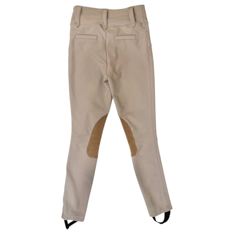 Free Ride Equestrian Knee Patch Jodhpurs in Tan - Children's 10-11