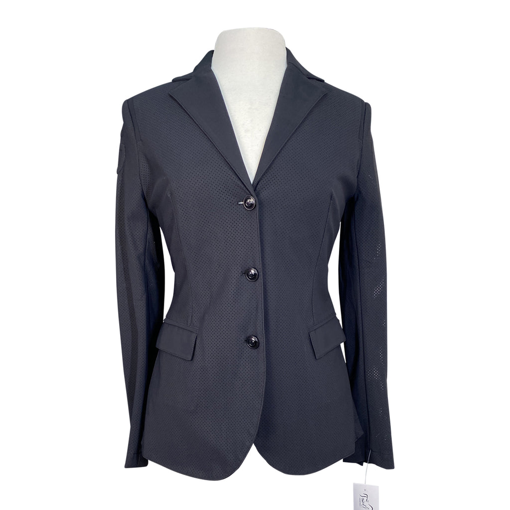 Cavalleria Toscana All Over Perforated Jacket in Black - Women's IT 46 (US 12)