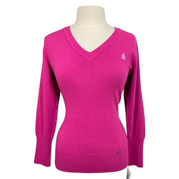 Fior Da Liso 'Charlotte' Sweater in Mulberry