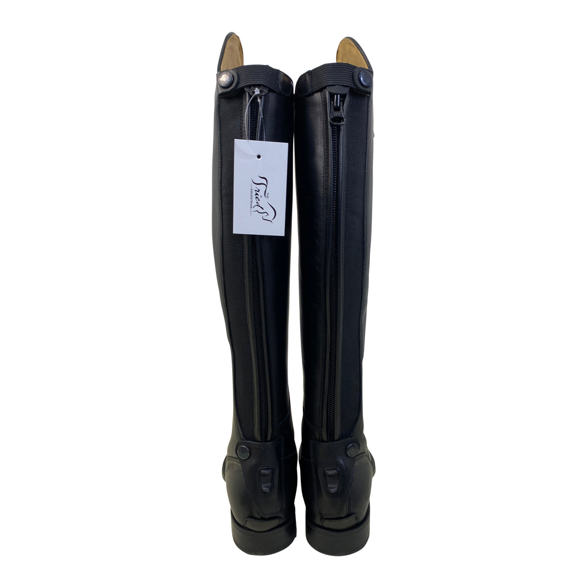 DeNiro Tricolore 'Amabile Pro' Smooth Dress Boots in Black