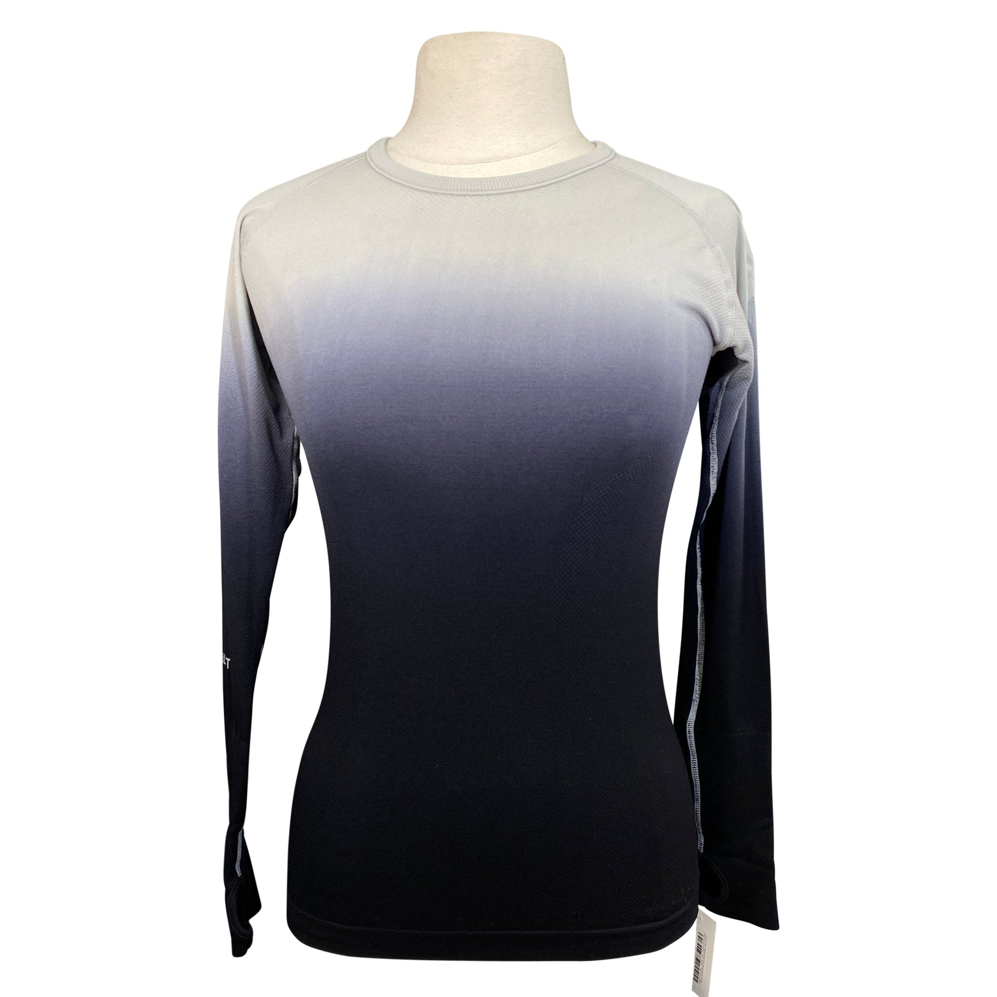 Front of TKEQ The 'Kennedy 2.0' Seamless Long Sleeve in Ombre - Women's L/XL