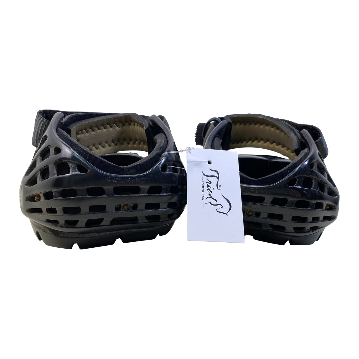Renegade Viper Shield Hoof Boots in Black Knight