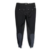 Back of Ariat 'Tri Factor' Knee Patch Breeches in Black - Women's 28R