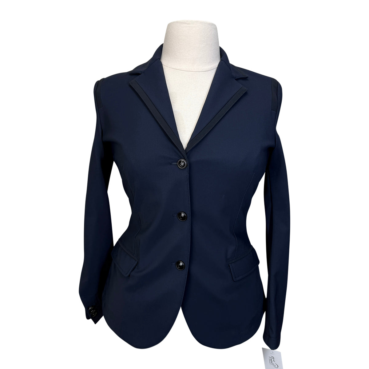 Cavalleria Toscana Riding Jacket w/Micro Print Lining in Navy