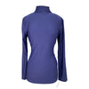 Mock Neck Long Sleeve Tech Riding Top  in Navy