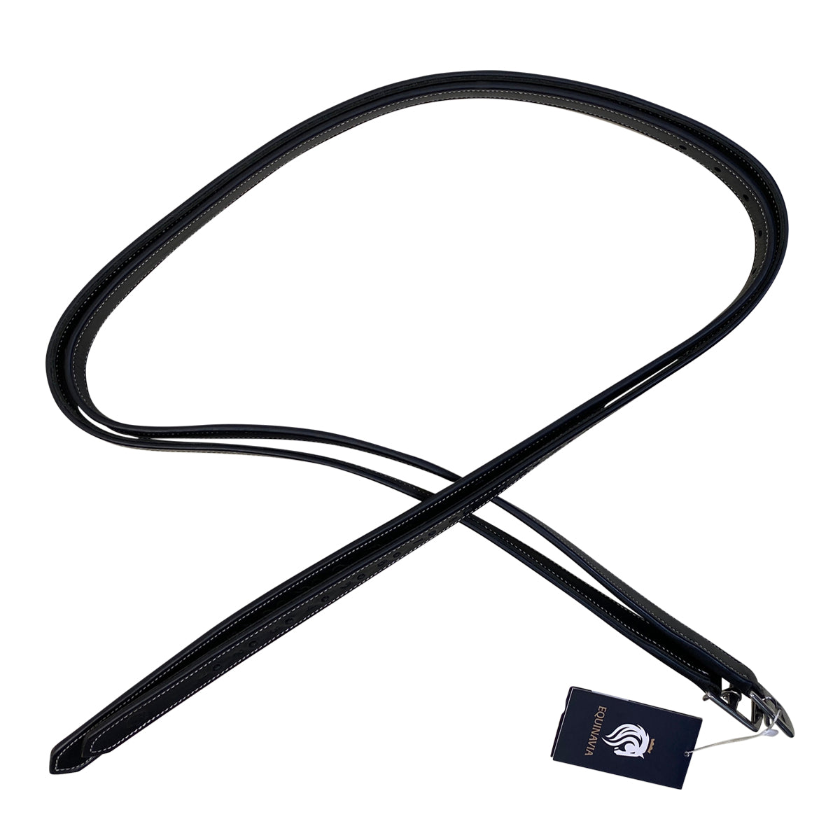 Equinavia 'Valkyrie' Dressage Stirrup Leathers in Black