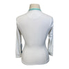 Romfh Chill Factor Long Sleeve Show Shirt in White/Mint