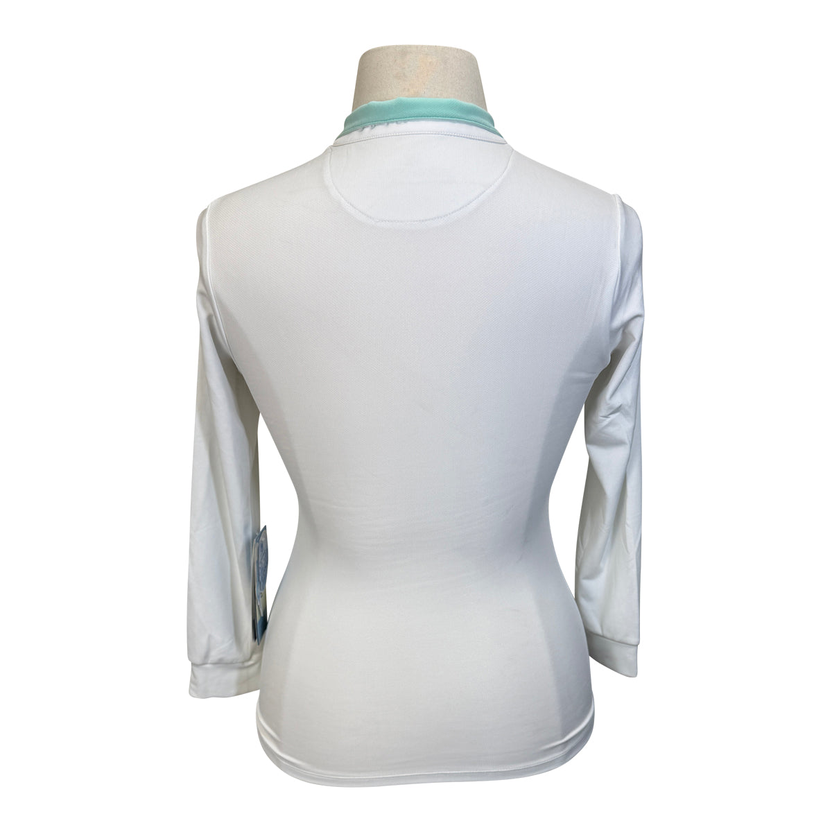 Romfh Chill Factor Long Sleeve Show Shirt in White/Mint