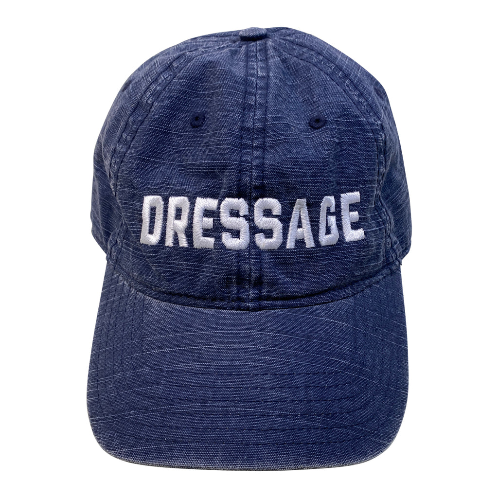 Levade Kentucky Dressage Vintage Varsity Dad Hat in Navy - One Size