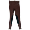 Kerrits Microcord Knee Patch Tights in Hot Chocolate