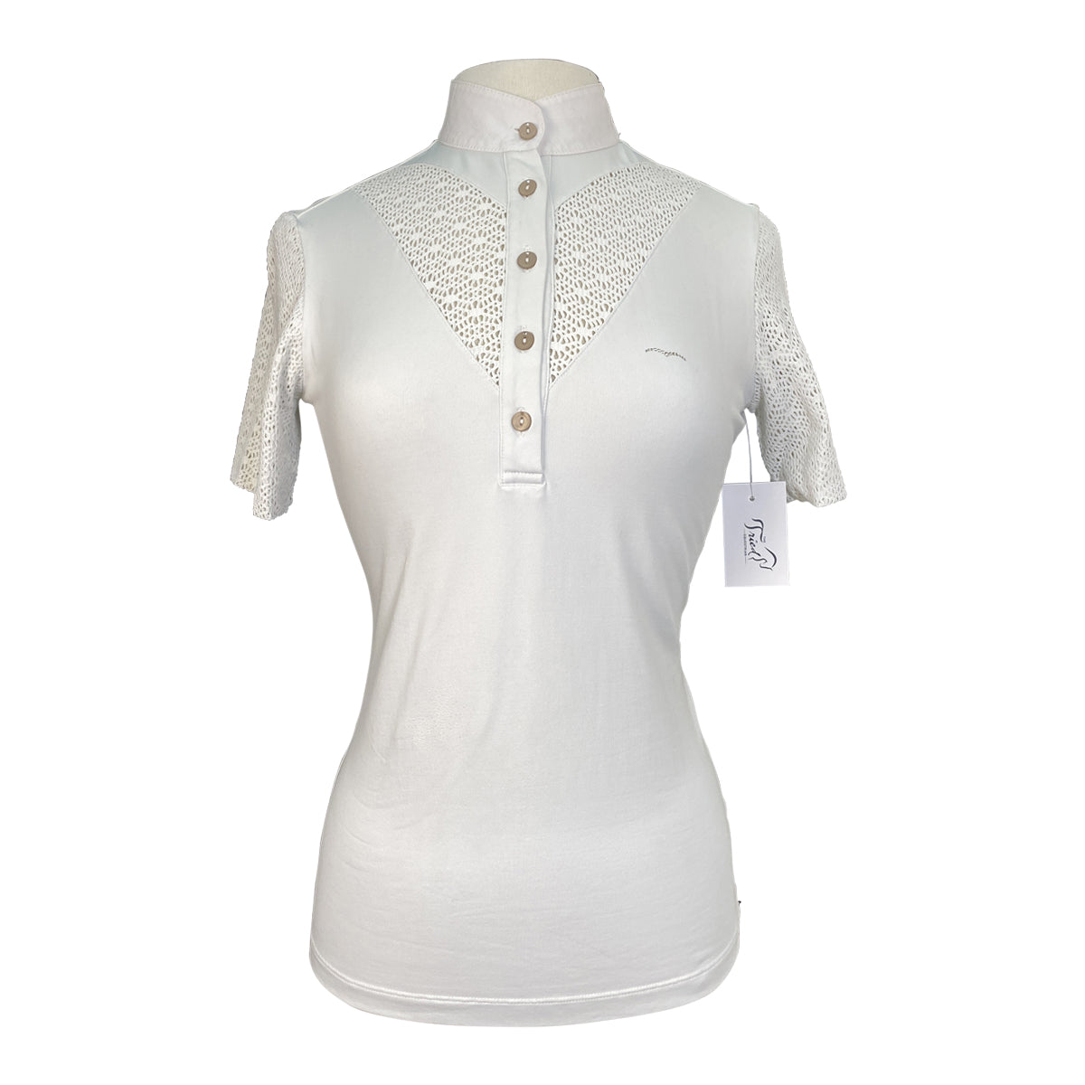 Animo Ladies Short Sleeve Competition Shirt in White