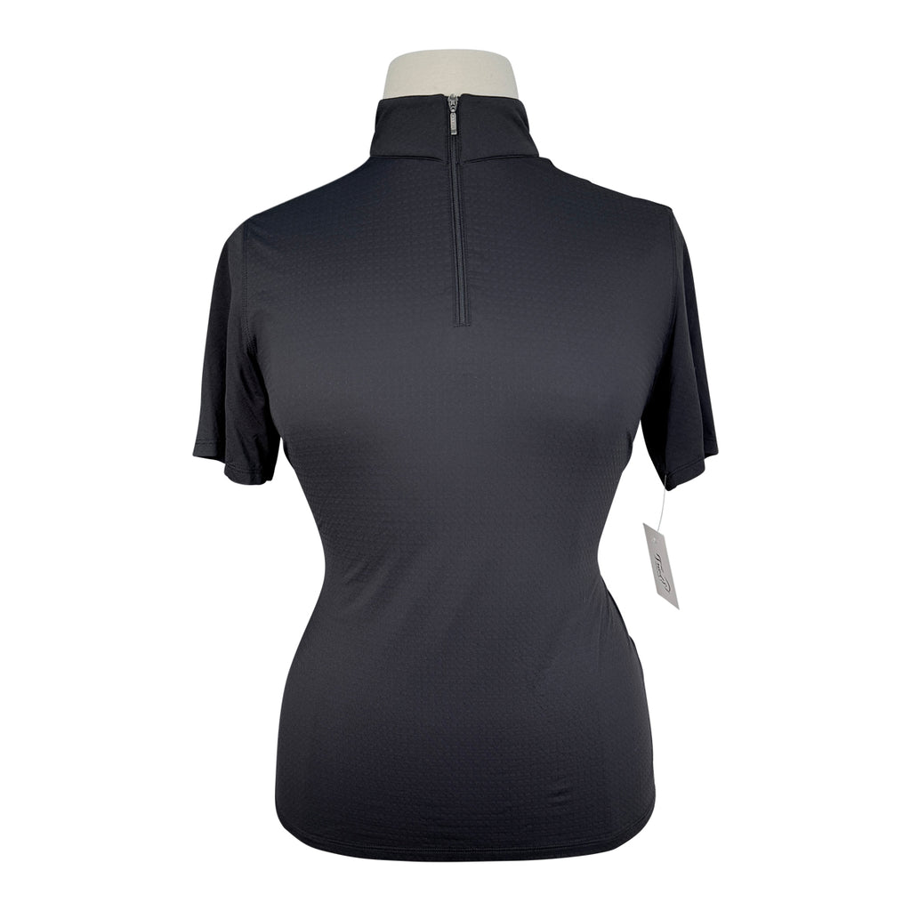 Dover Saddlery 'CoolBlast' Short Sleeve Shirt in Black