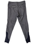 Free Ride Equestrian 'Lux' Full Seat Breeches in Steel