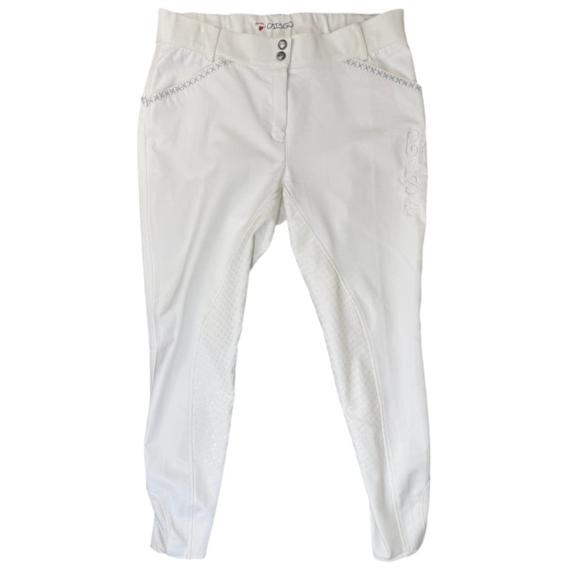Catago 'Emily' Full Seat Breeches in White