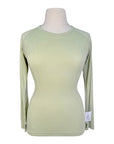 TKEQ 'The Kennedy' Seamless Long Sleeve Shirt in Lime