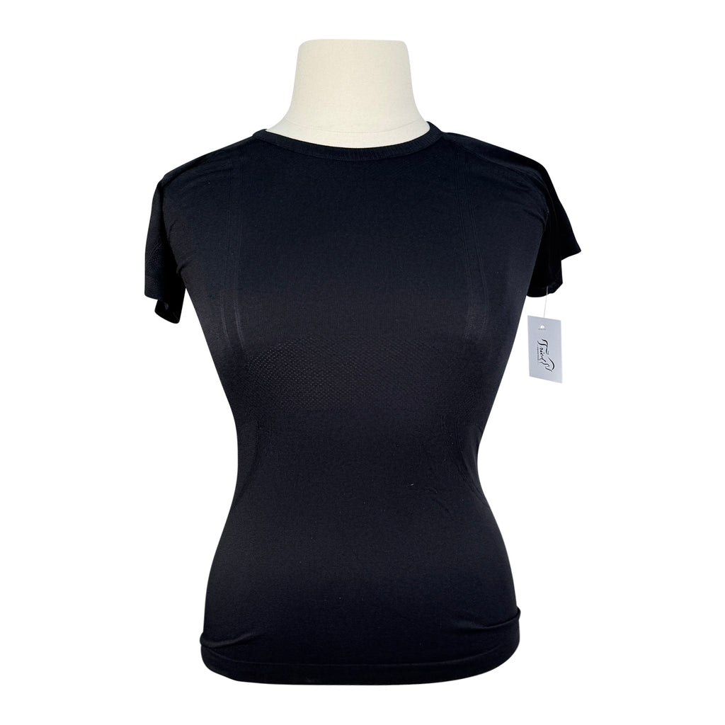 TKEQ 'Kennedy' Seamless Short Sleeve in Black