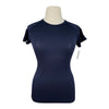 TKEQ 'Kennedy' Seamless Short Sleeve in Navy