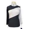 Criniēre 'Sophie' Schooling Top in Black/White