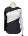 Criniēre 'Sophie' Schooling Top in Black/White