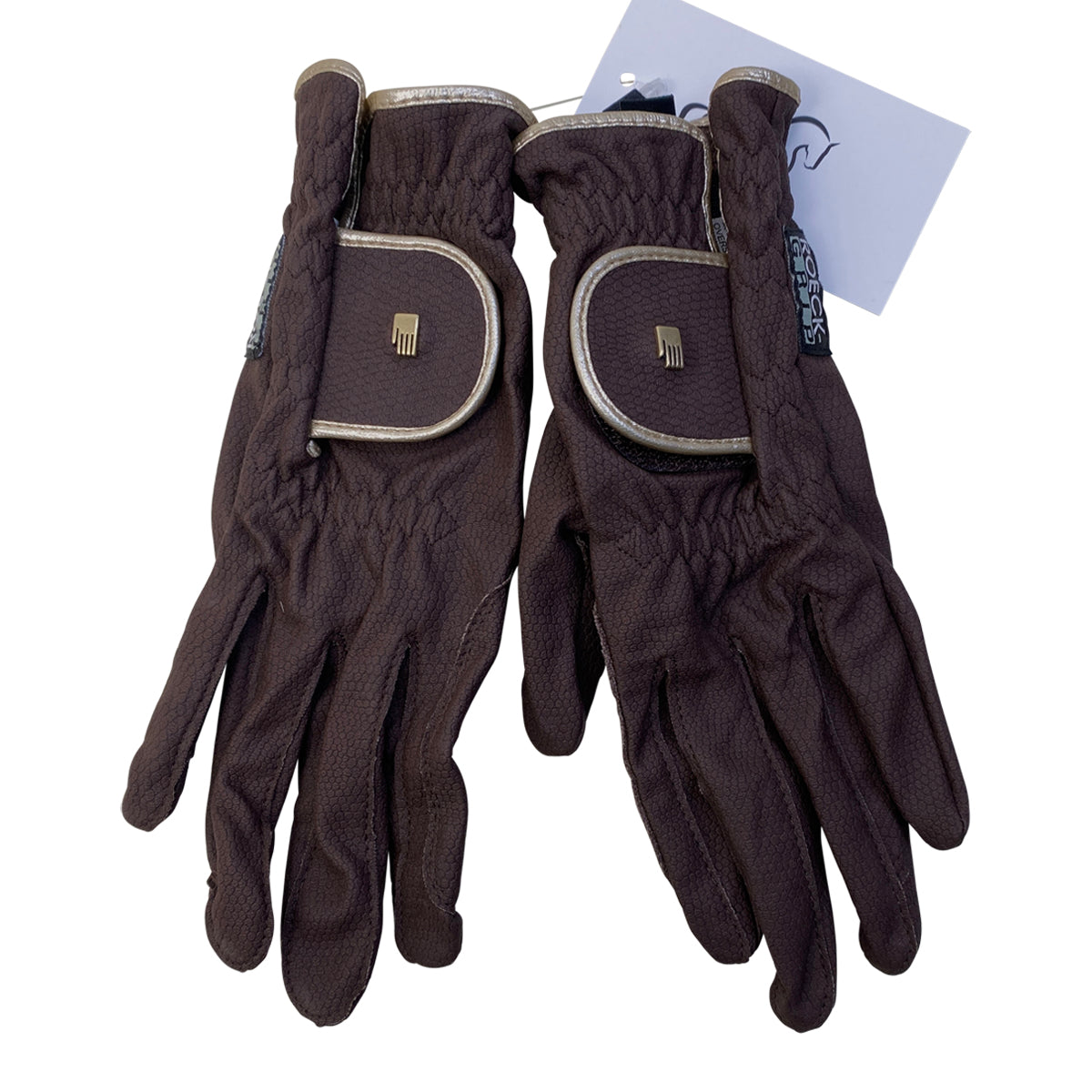 Roeckl Roeck-Grip Gloves in Brown/Gold