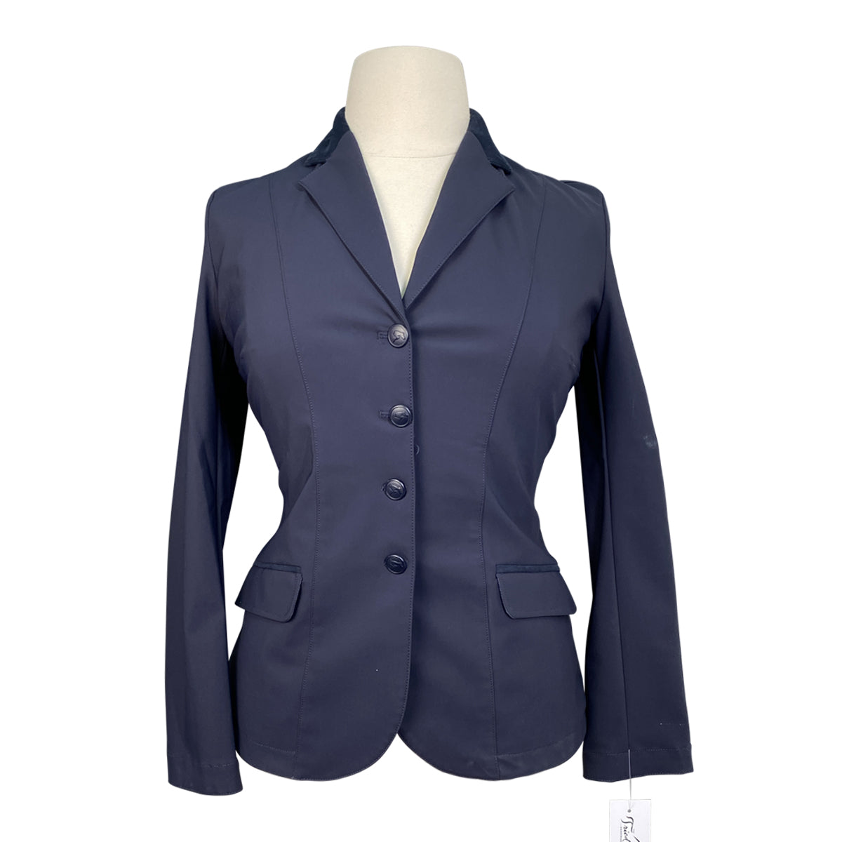 Sarm Hippique 'Antea EQ' Classic Show Coat in Navy
