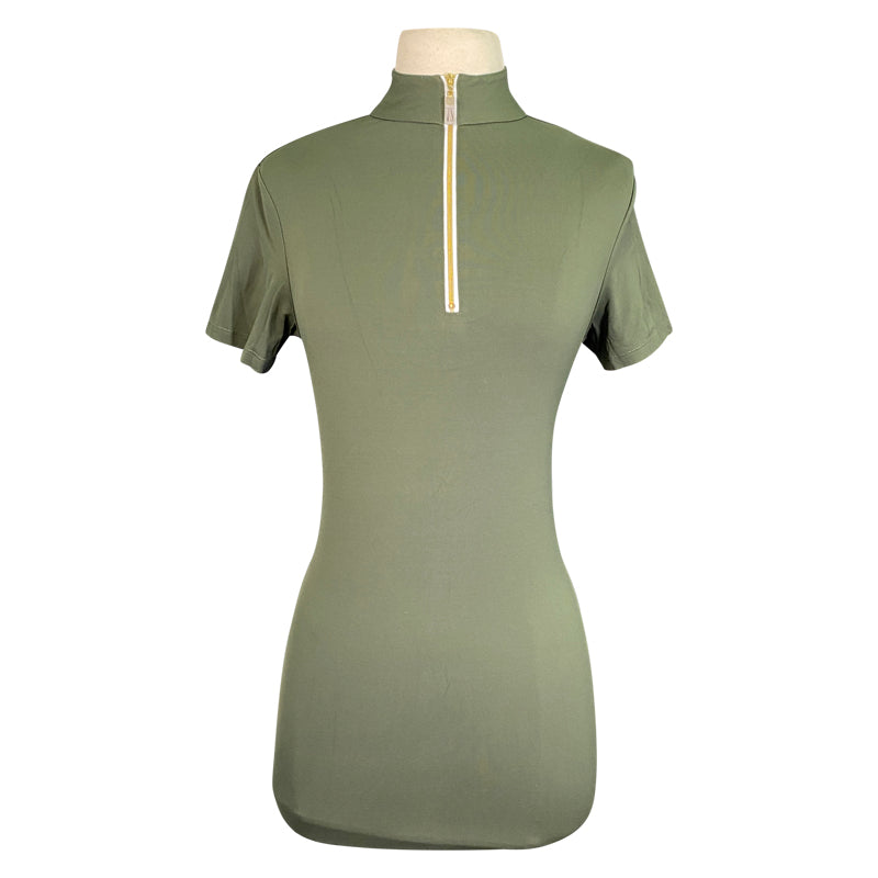 Tailored Sportsman 'Ice Fil' Short Sleeve Shirt in Sage/Gold 