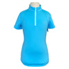 Front of RJ Classics 'Sasha Jr.' Training Shirt in Blue Grotto - Children's XXS