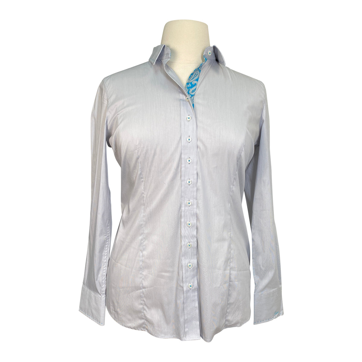 Essex Classic Button Up in Light Blue/Bandana