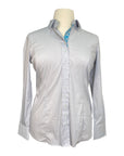 Essex Classic Button Up in Light Blue/Bandana