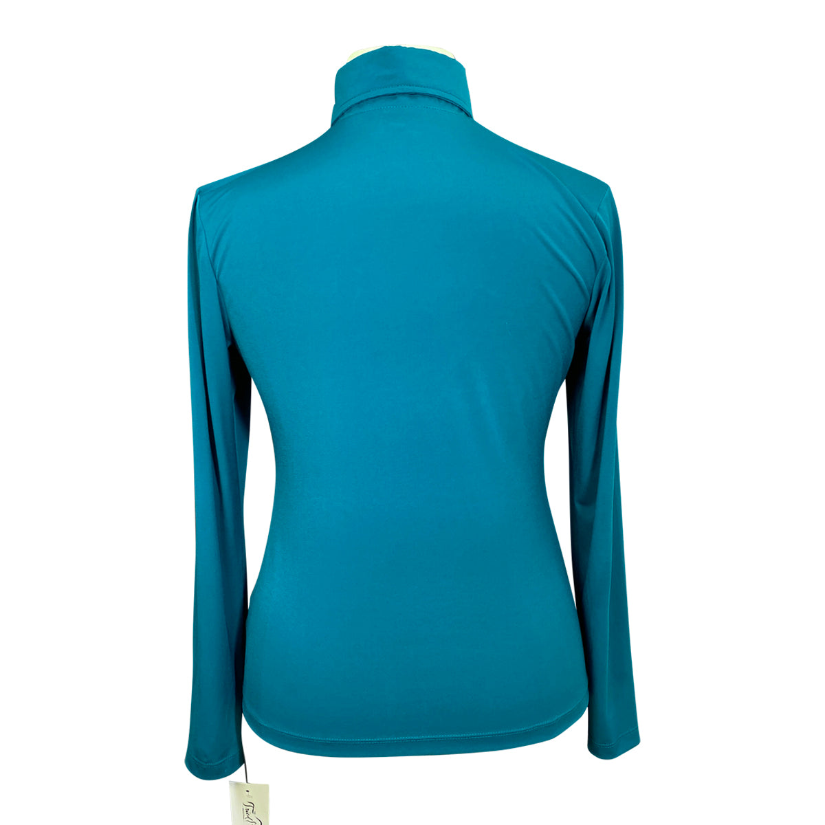 Hobby Horse Clothing Co. Full Zip Tech Polo in Teal 