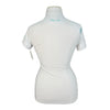 Kathryn Lily 'ProAir3' Show Shirt in White/Teal Ribbons