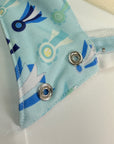Kathryn Lily 'ProAir3' Show Shirt in White/Teal Ribbons