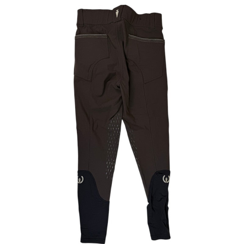 Kerrits 'K-Flex' Knee Patch Breeches  in Seal