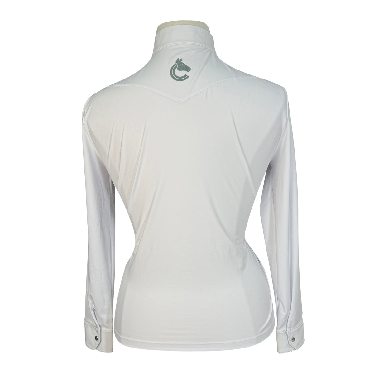 Criniēre 'The Undeniable Style Amelie' Long Sleeve Show Shirt in White