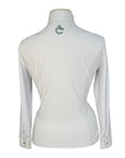 Criniēre 'The Undeniable Style Amelie' Long Sleeve Show Shirt in White